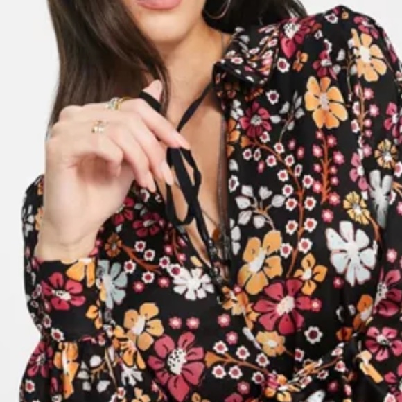 FREE PEOPLE Daisy Jane Floral Tunic Dress - Picture 3 of 8